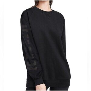 Wolford Logo Sleeve Black Sweatshirt Active Sz XS